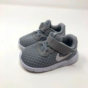 Baby Nike Grey And White Shoes 4C